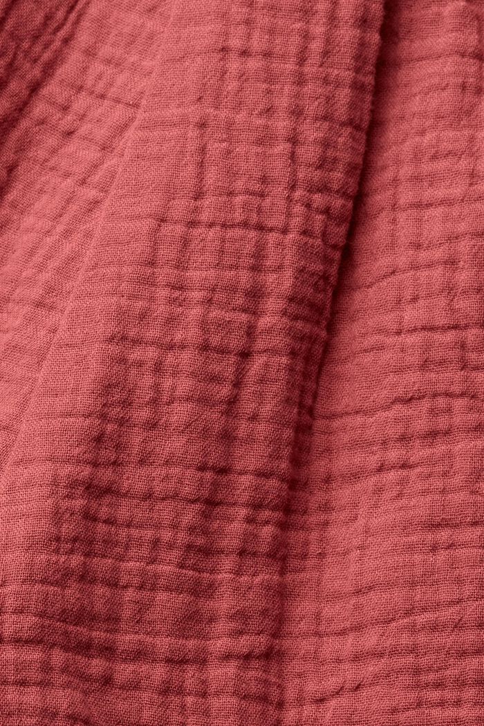 Short en tissu à effet froissé, TERRACOTTA, detail image number 5