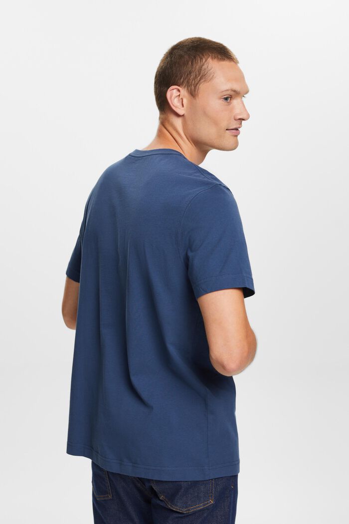 T-shirt graphique en jersey de coton, GREY BLUE, detail image number 3
