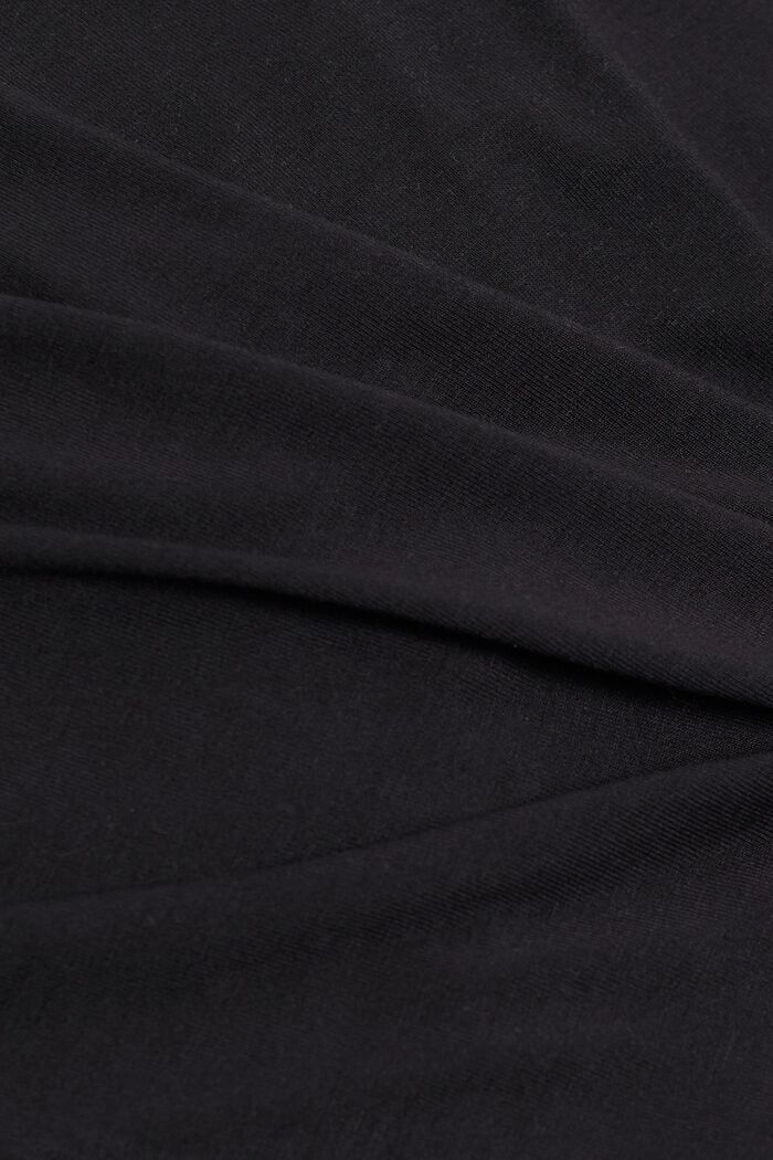 Ensemble de pyjama à pantalon imprimé, BLACK, detail image number 4