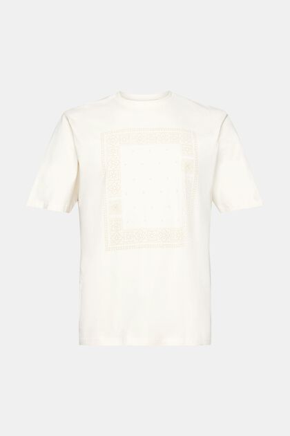 T-shirt en coton de coupe Relaxed Fit à imprimé sur le devant