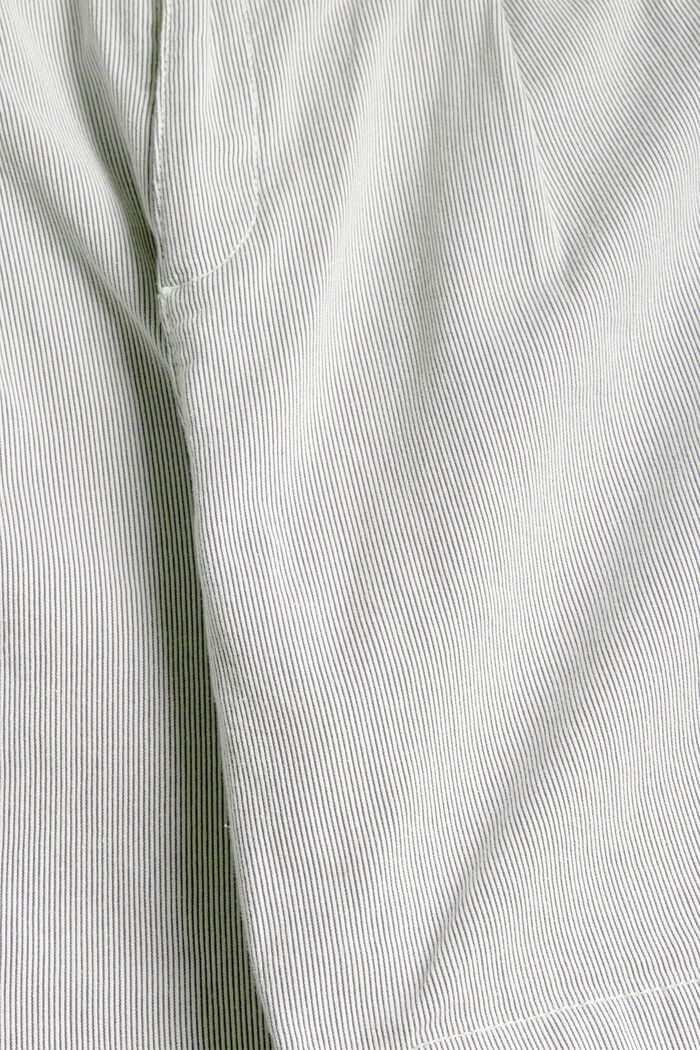 Short rayé muni d´une ceinture à nouer, NAVY, detail image number 4