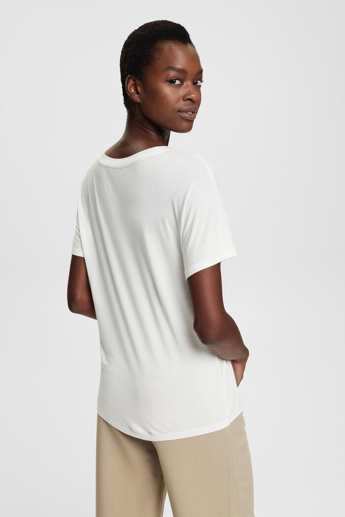 T-shirt à imprimé, LENZING™ ECOVERO™, NEW OFF WHITE, detail image number 4