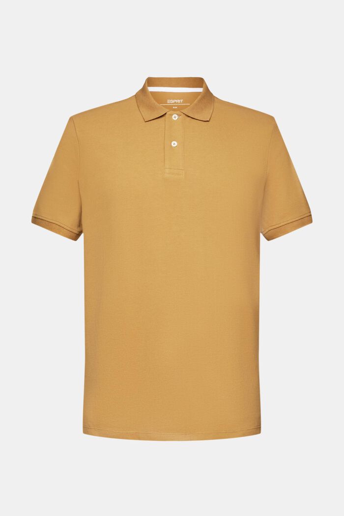 Polo coupe Slim Fit, BEIGE, detail image number 7