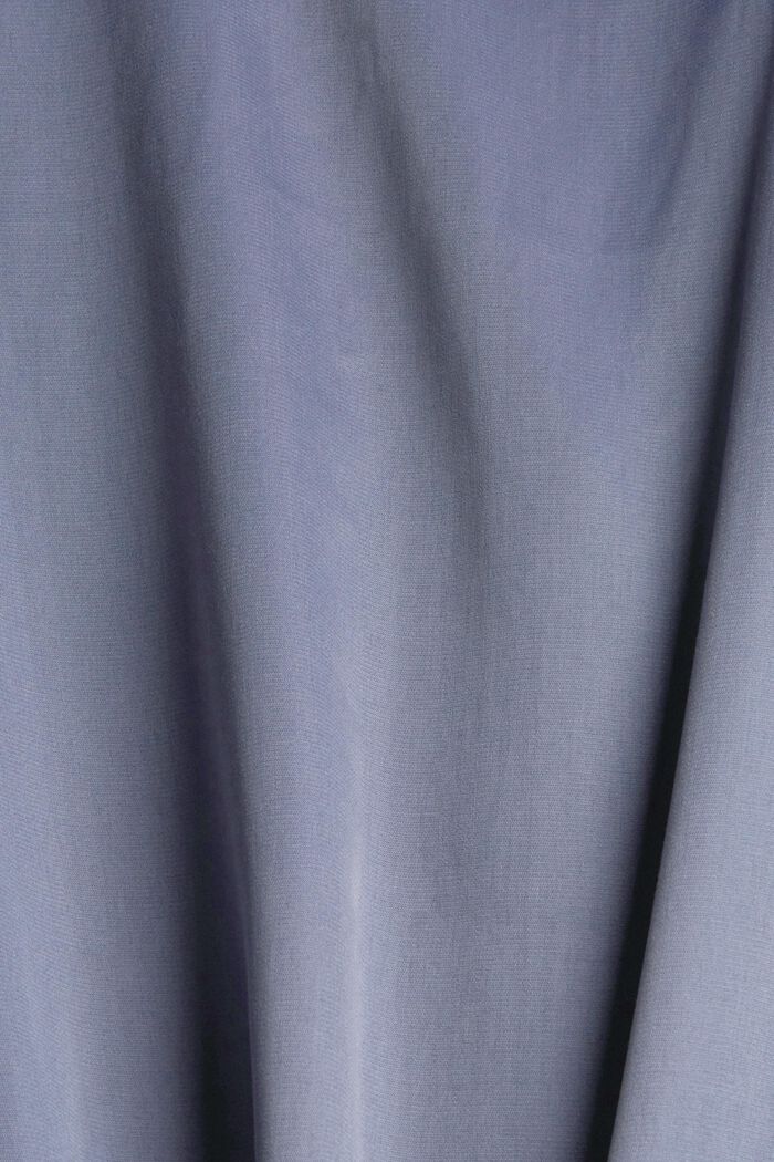 Pyjama en satin à teneur en LENZING™ ECOVERO™, GREY BLUE, detail image number 4
