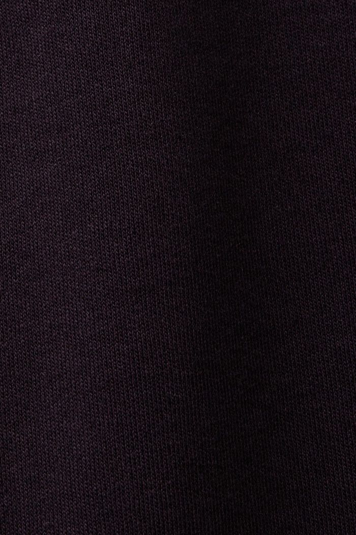Robe longueur midi en jersey dotée d’une ceinture à nouer, BLACK, detail image number 4