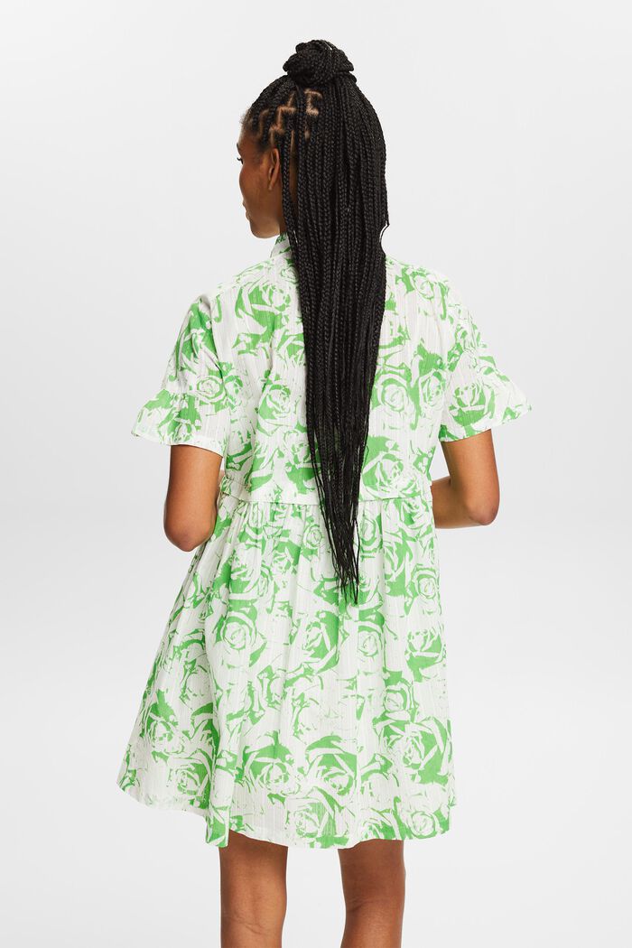 Mini-robe imprimée de coupe trapèze, CITRUS GREEN, detail image number 2