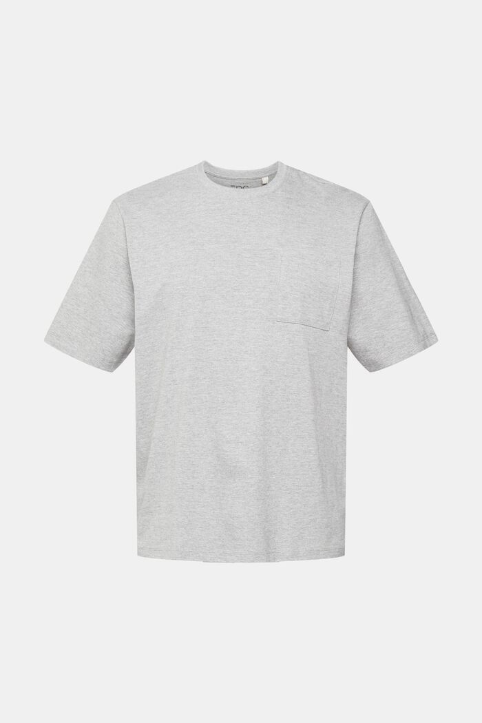 T-shirt en jersey chiné, LENZING™ ECOVERO™, MEDIUM GREY, overview