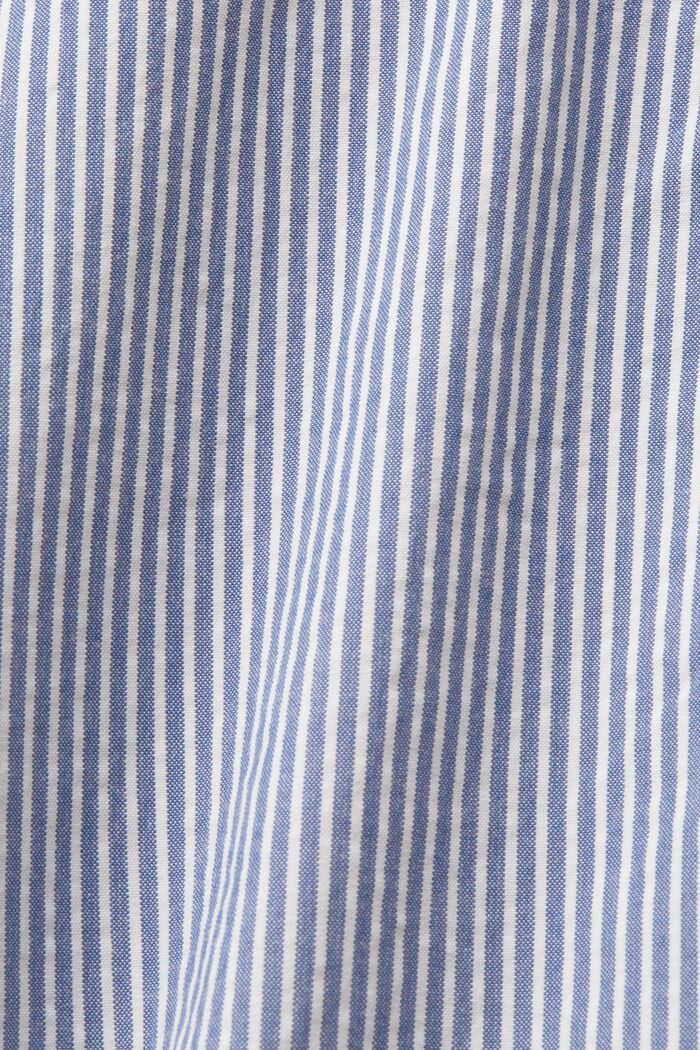 Short chino rayé, 100 % coton, BLUE, detail image number 7