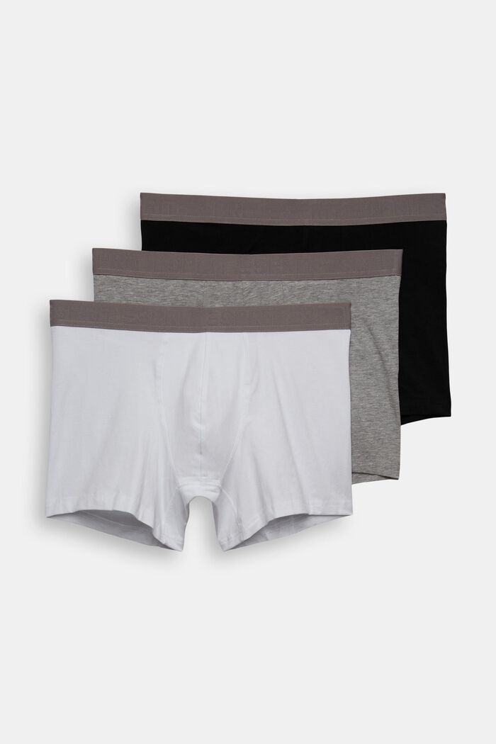 Lot de shorts longs pour Hommes en coton stretch, WHITE, detail image number 2