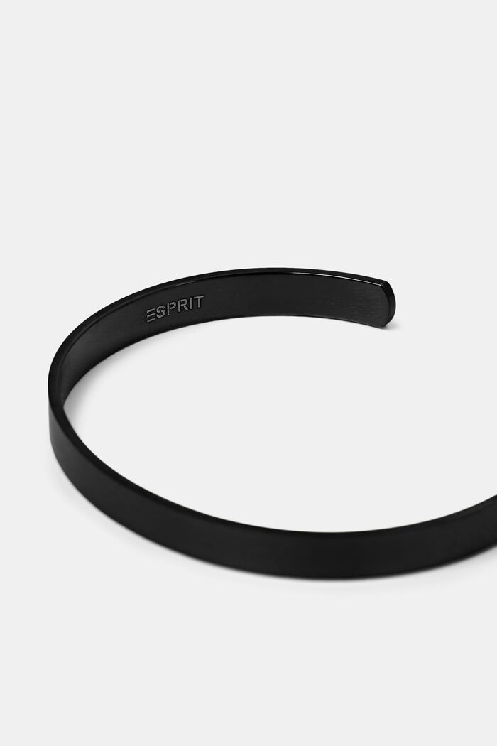 Bracelet rigide uni, BLACK, detail image number 1