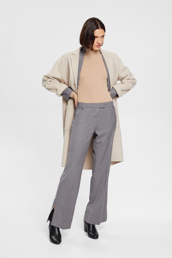 Pantalon mix & match à taille mi-haute, MEDIUM GREY, detail image number 1