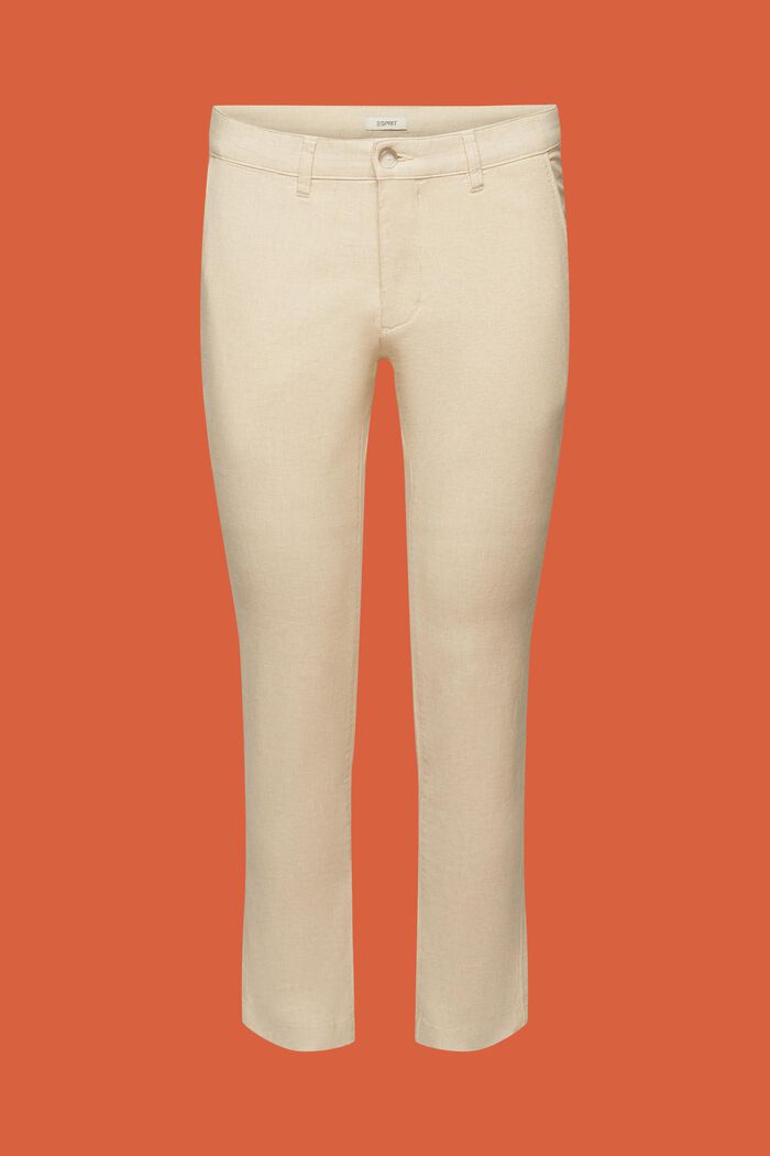 Pantalon chino d’été, LIGHT BEIGE, detail image number 6