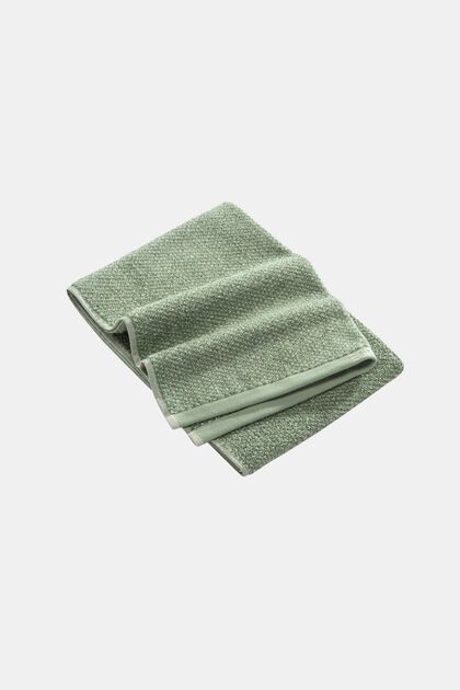 Drap de bain chiné, 100 % coton, SOFT GREEN, overview