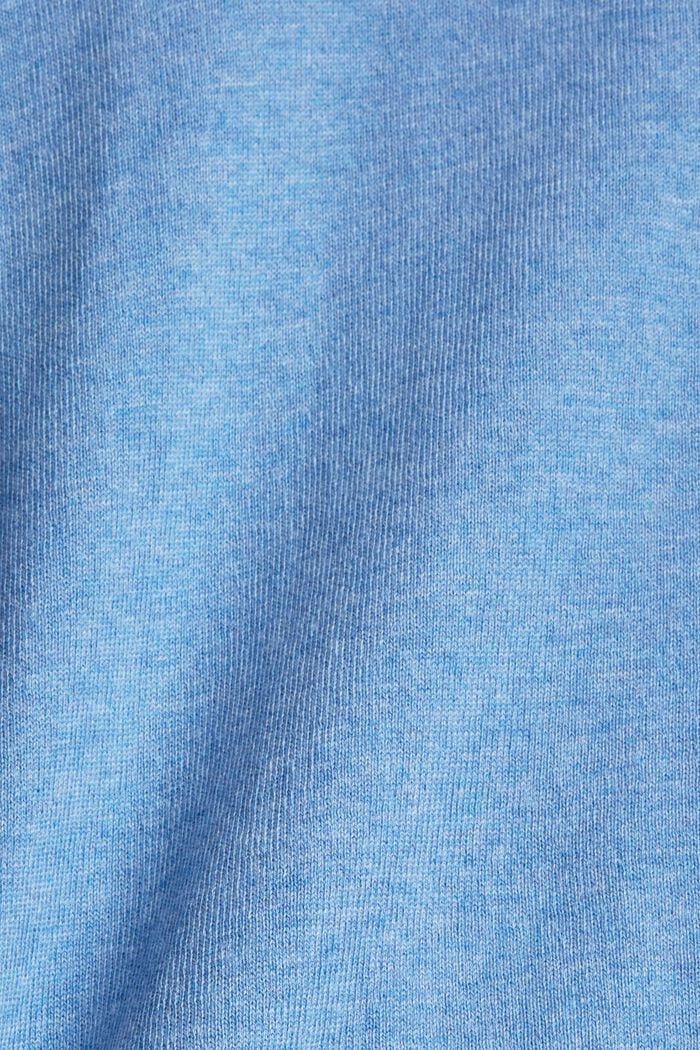 Pull-over à capuche, 100 % coton, LIGHT BLUE LAVENDER, detail image number 4