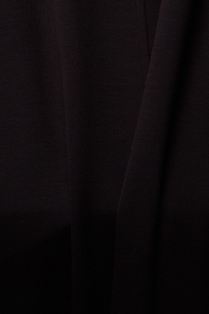 Robe t-shirt longueur midi, BLACK, detail image number 4