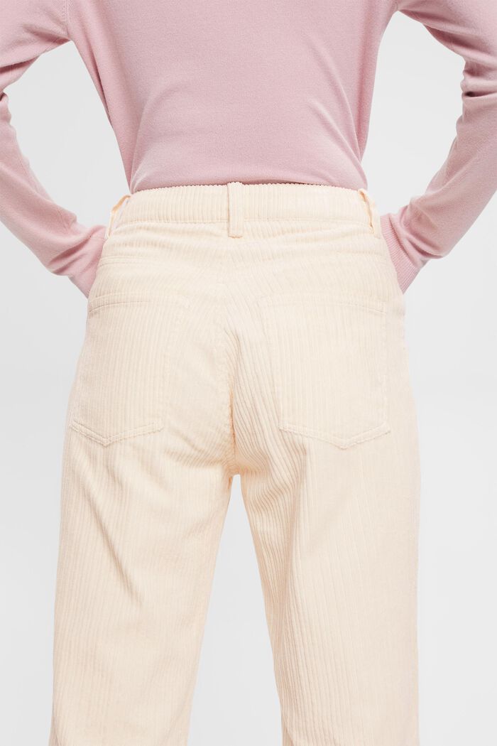 Pantalon à jambes larges mix & match VELOURS CÔTELÉ, OFF WHITE, detail image number 5