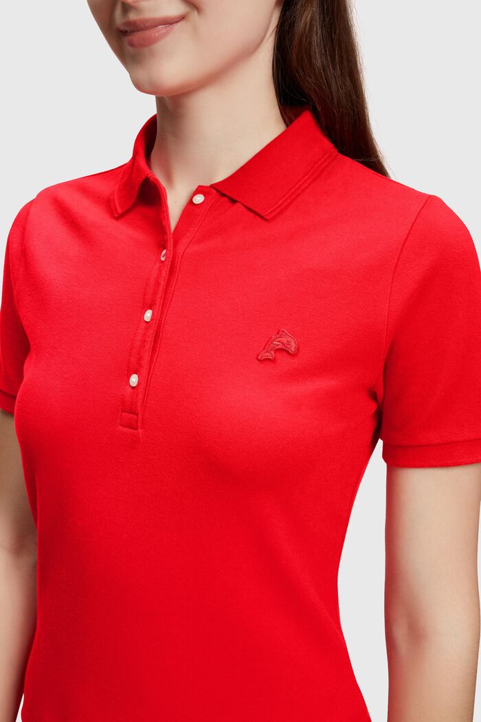 Polo classique Dolphin Tennis Club, RED, detail image number 2