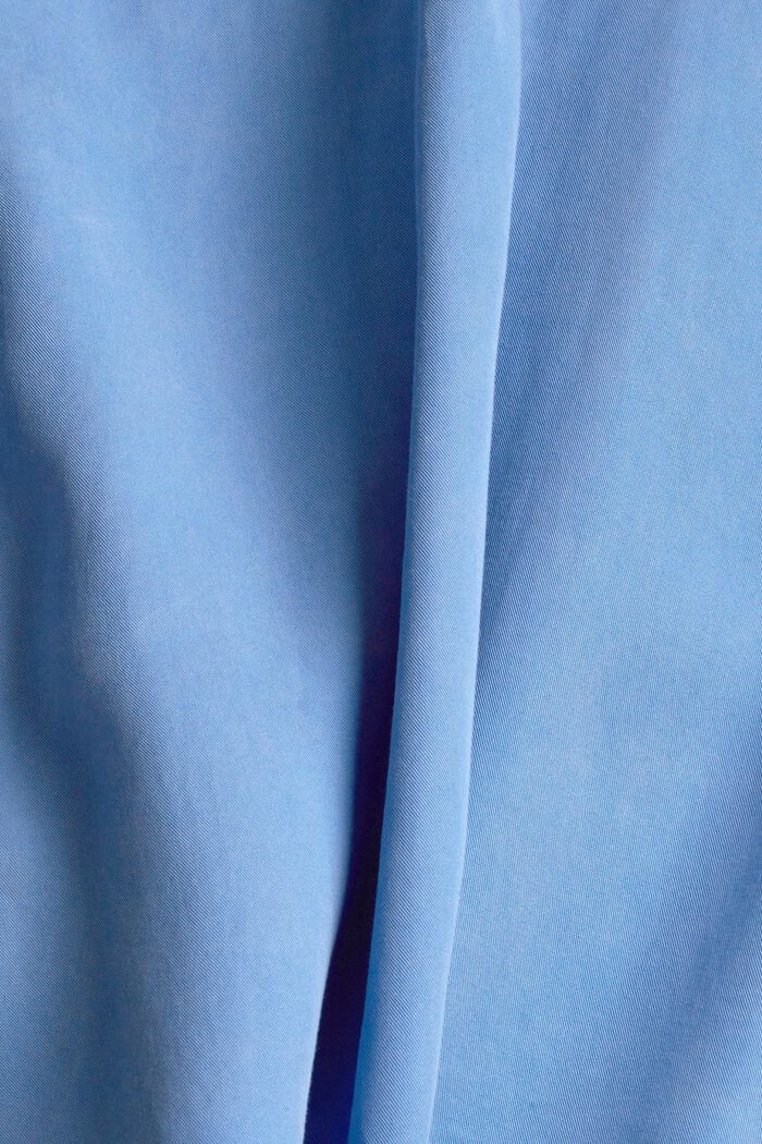 En TENCEL™ : la robe tunique à ceinture, LIGHT BLUE LAVENDER, detail image number 4