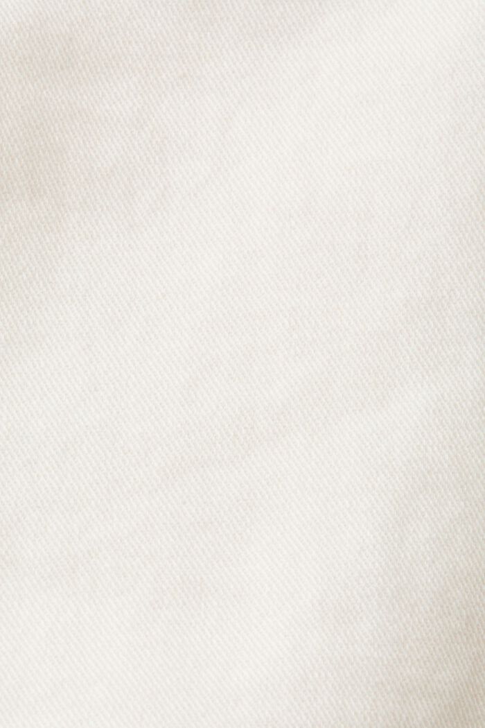 Pantalon corsaire en coton bio, WHITE, detail image number 5