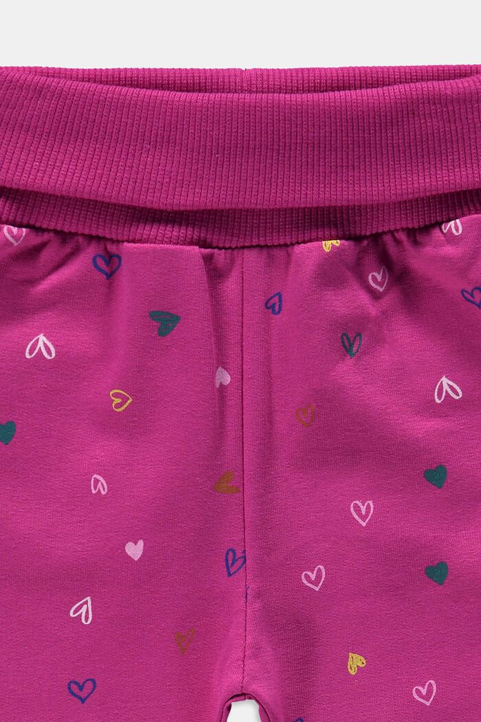 Pantalon de jogging à imprimé all-over, DARK PINK, detail image number 1