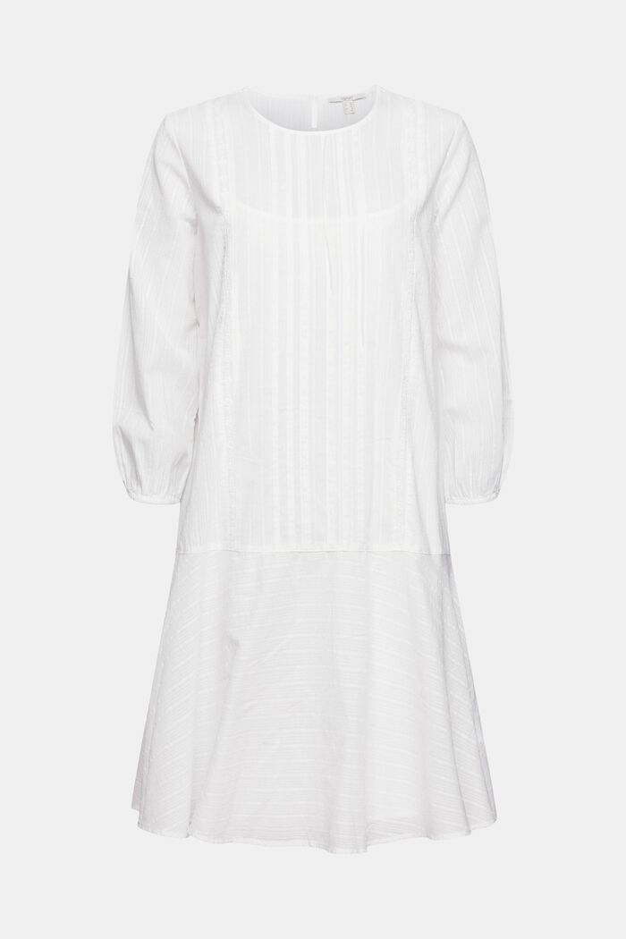 Robe ornée d´une broderie fine, OFF WHITE, overview