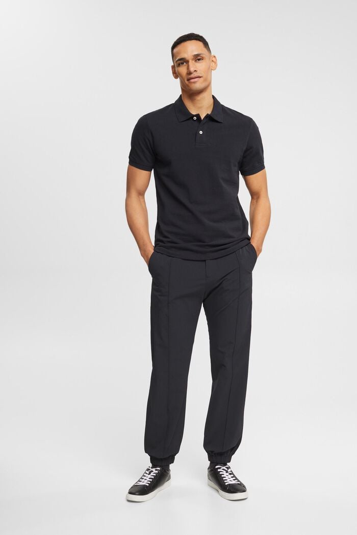 Polo coupe Slim Fit, BLACK, detail image number 1