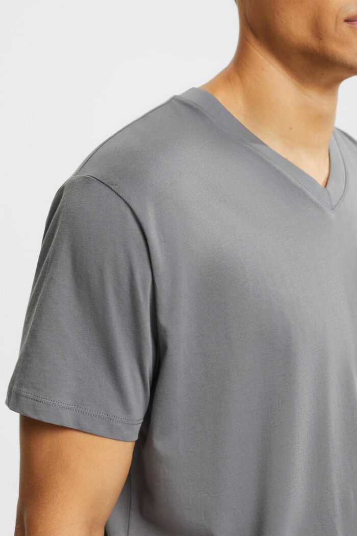 T-shirt en jersey, 100 % coton, DARK GREY, detail image number 3