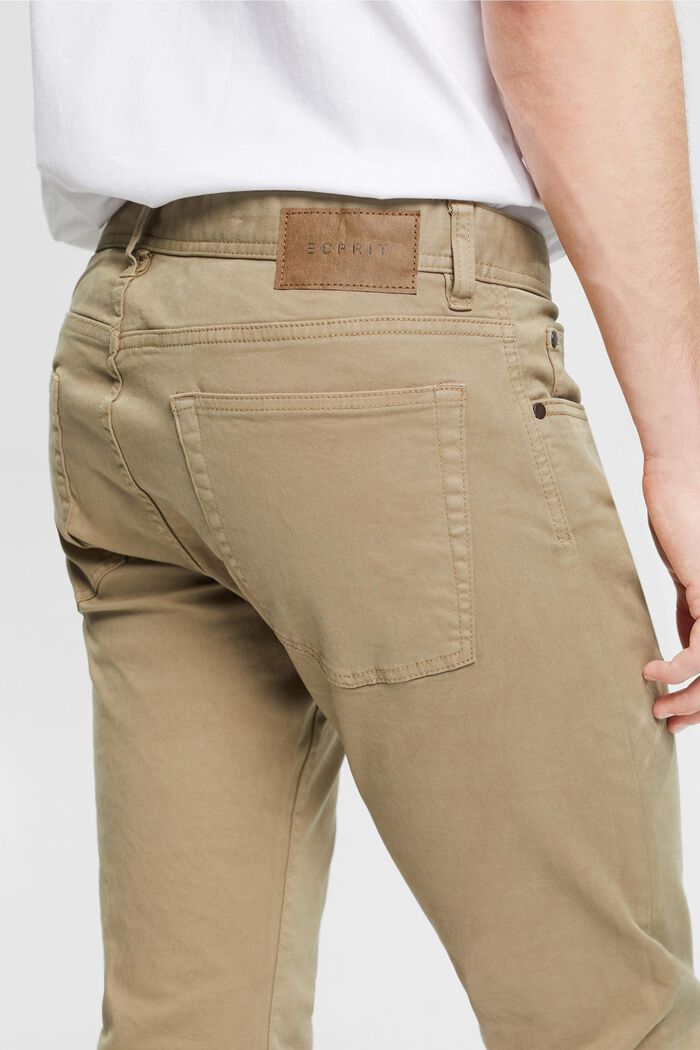 Pantalon de coupe Slim Fit, coton biologique, PALE KHAKI, detail image number 2
