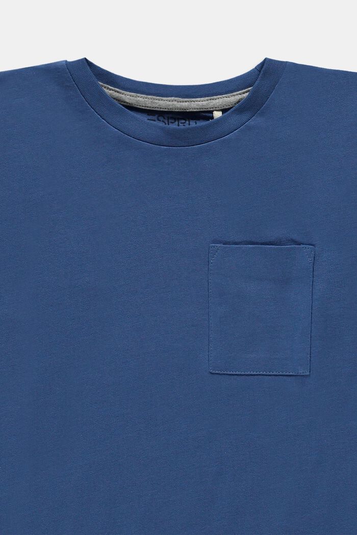 T-shirt à manches longues muni d’une poche, BLUE, detail image number 0