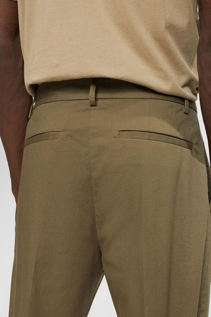 Chino de coupe Relaxed Fit, KHAKI GREEN, detail image number 4