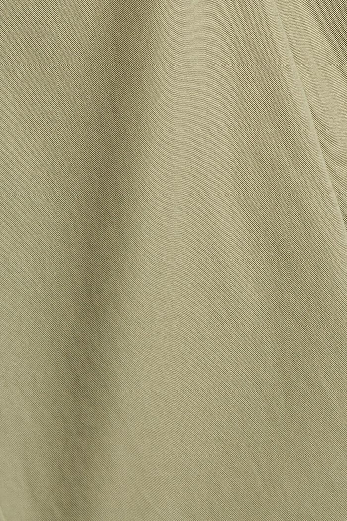 Chino taille haute, 100 % coton Pima, LIGHT KHAKI, detail image number 1