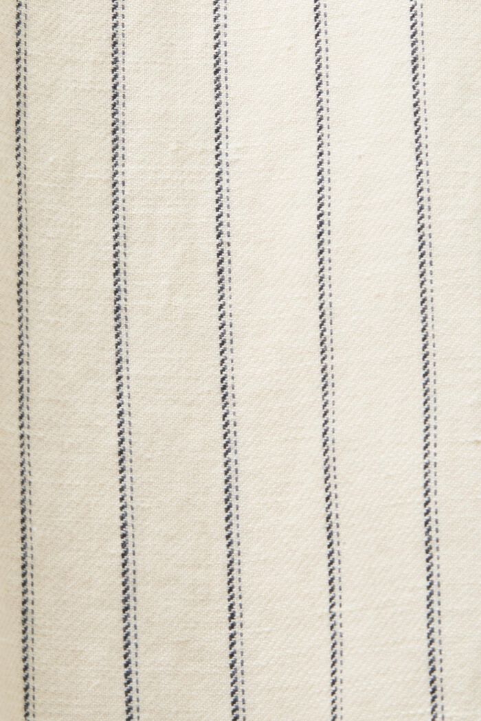 Jupe-culotte avec ceinture à nouer, mélange de coton et de lin, ICE, detail image number 6