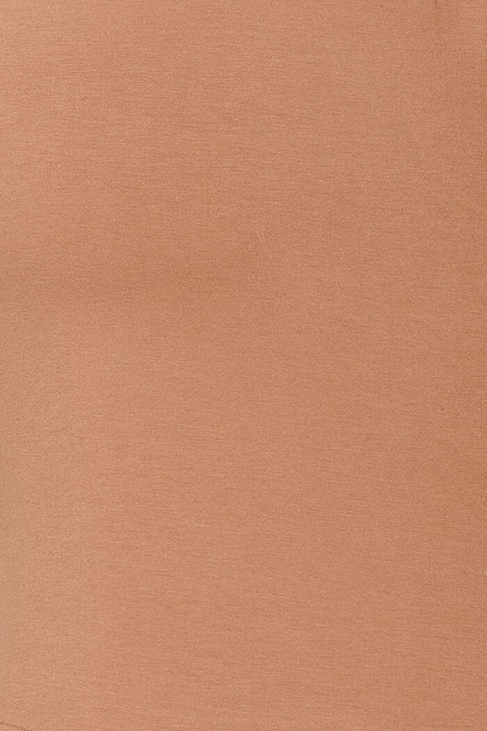 T-shirt à manches longues et fonction allaitement, LENZING™ ECOVERO™, TOFFEE BROWN, detail image number 4