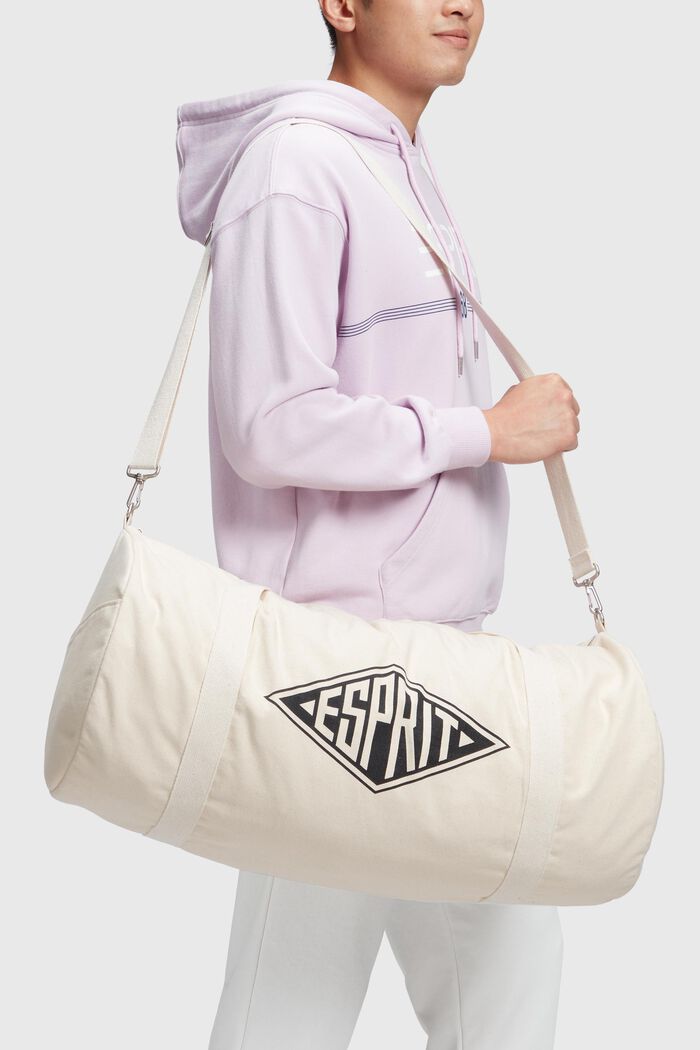 Sac duffle-bag, grande taille, LIGHT BEIGE, detail image number 1