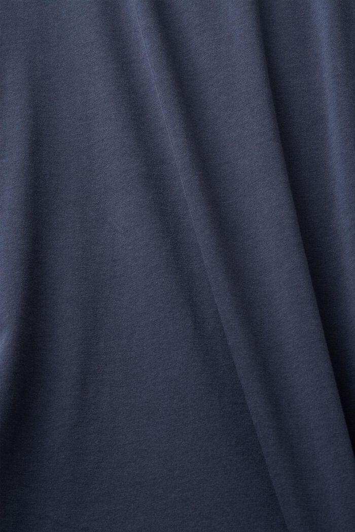 T-shirt en jersey à encolure ronde, 100 % coton, PETROL BLUE, detail image number 5