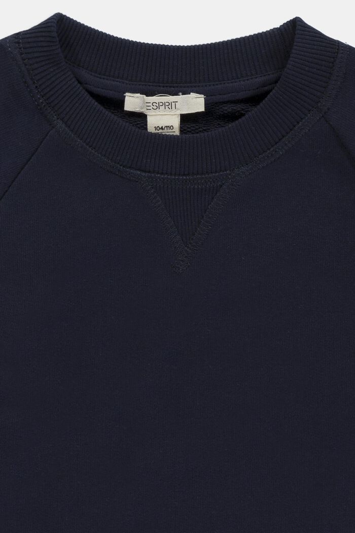 Sweat-shirt à logo, 100 % coton, NAVY, detail image number 2