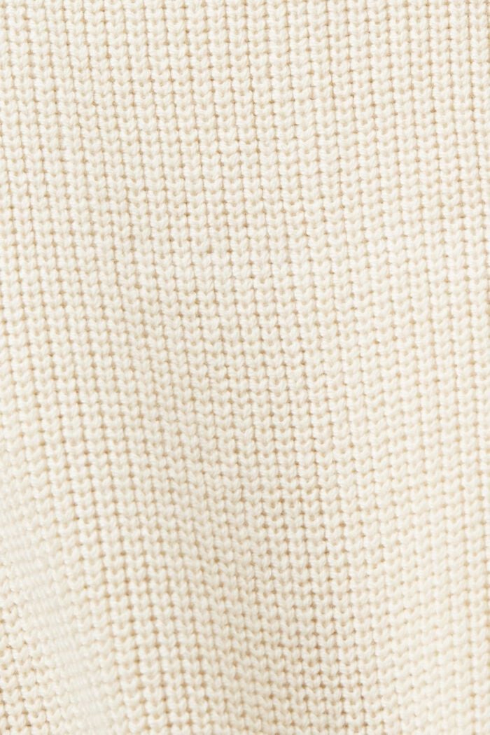 Pull-over en maille à zip court, LIGHT TAUPE, detail image number 5