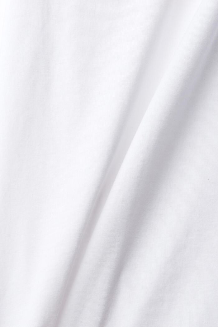T-shirt en jersey à imprimé, WHITE, detail image number 6