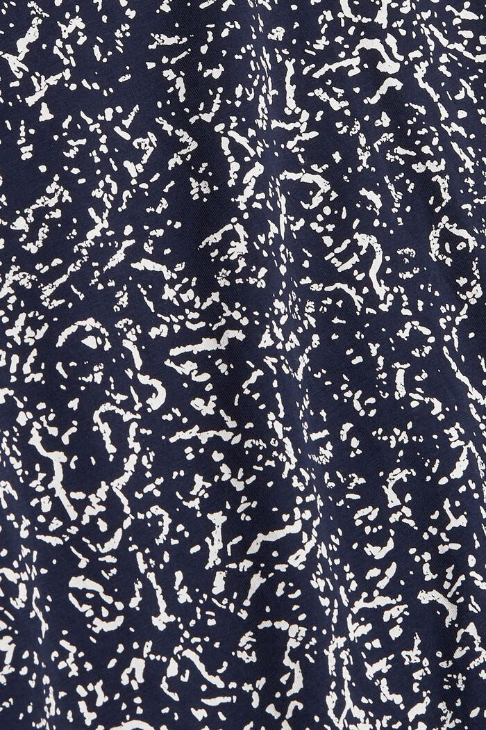 T-shirt imprimé en coton bio, NAVY BLUE, detail image number 4