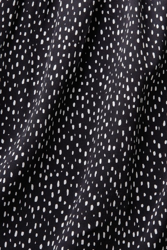Robe à motif, LENZING™ ECOVERO™, BLACK, detail image number 5