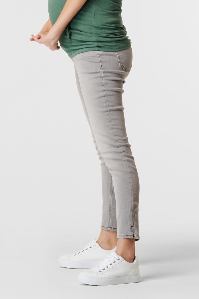 En matière recyclée : le jean à ceinture de maintien, GREY DENIM, detail image number 2