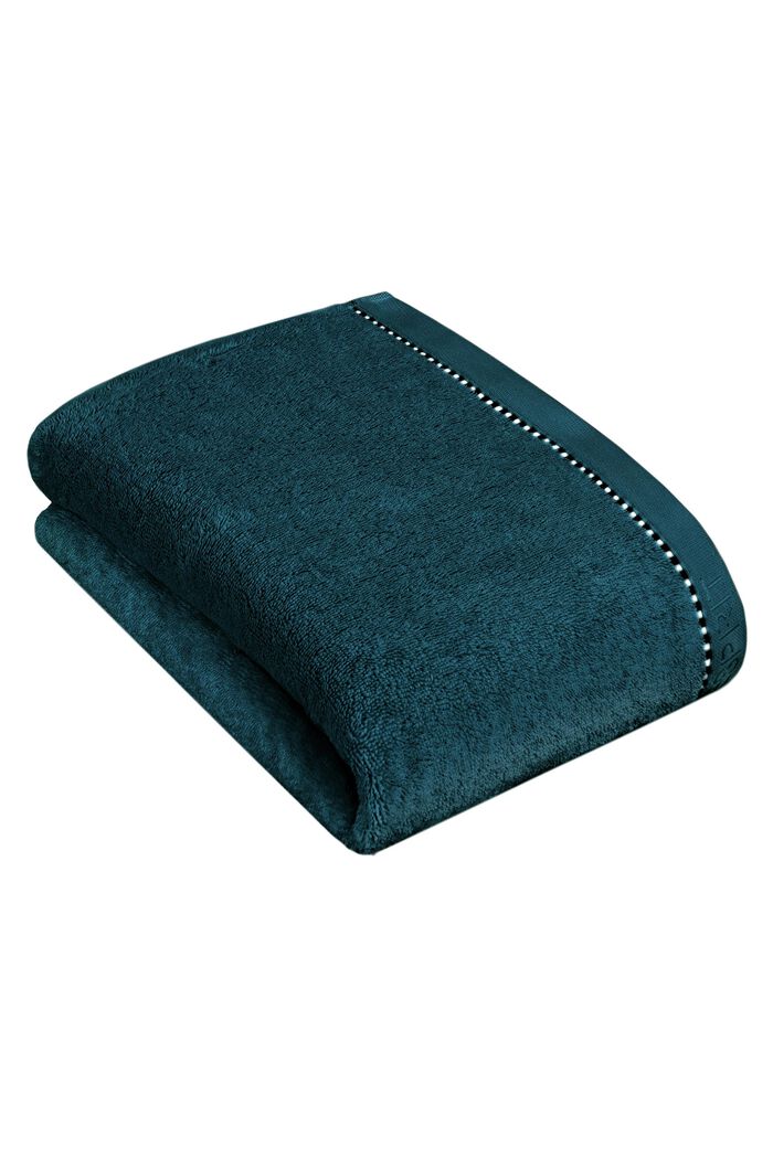 À teneur en TENCEL™ : la collection de serviettes en tissu éponge, DARK PETROL, detail image number 2
