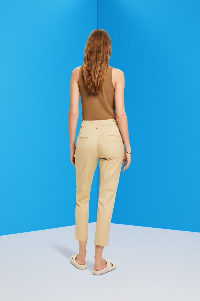 Pantalon de coupe Slim Fit à taille haute, SAND, detail image number 3