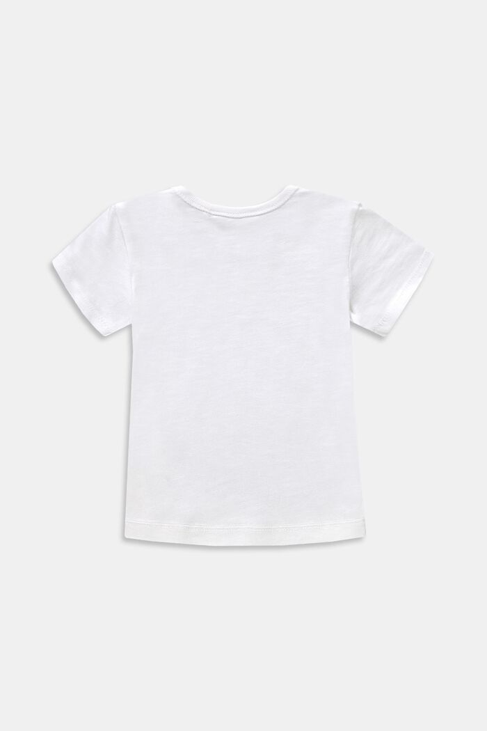 T-shirt à dégradé de couleurs, 100 % coton biologique, WHITE, detail image number 1
