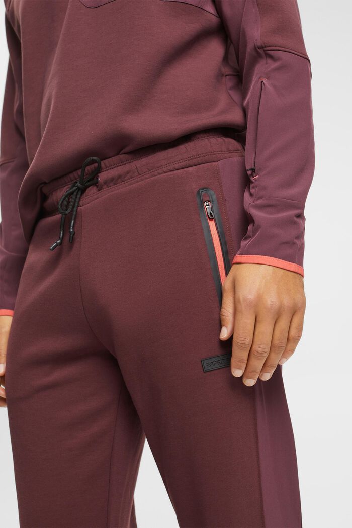 Pantalon de jogging hybride, LENZING™ ECOVERO™, BORDEAUX RED, detail image number 2