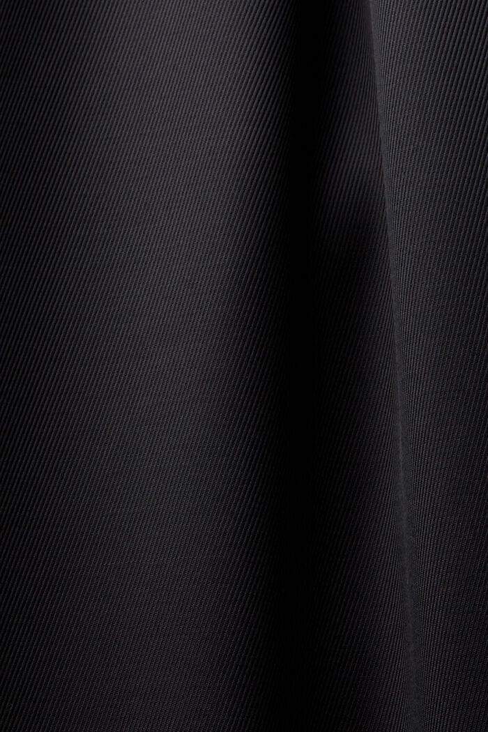 Pantalon à jambes larges en satin, BLACK, detail image number 6