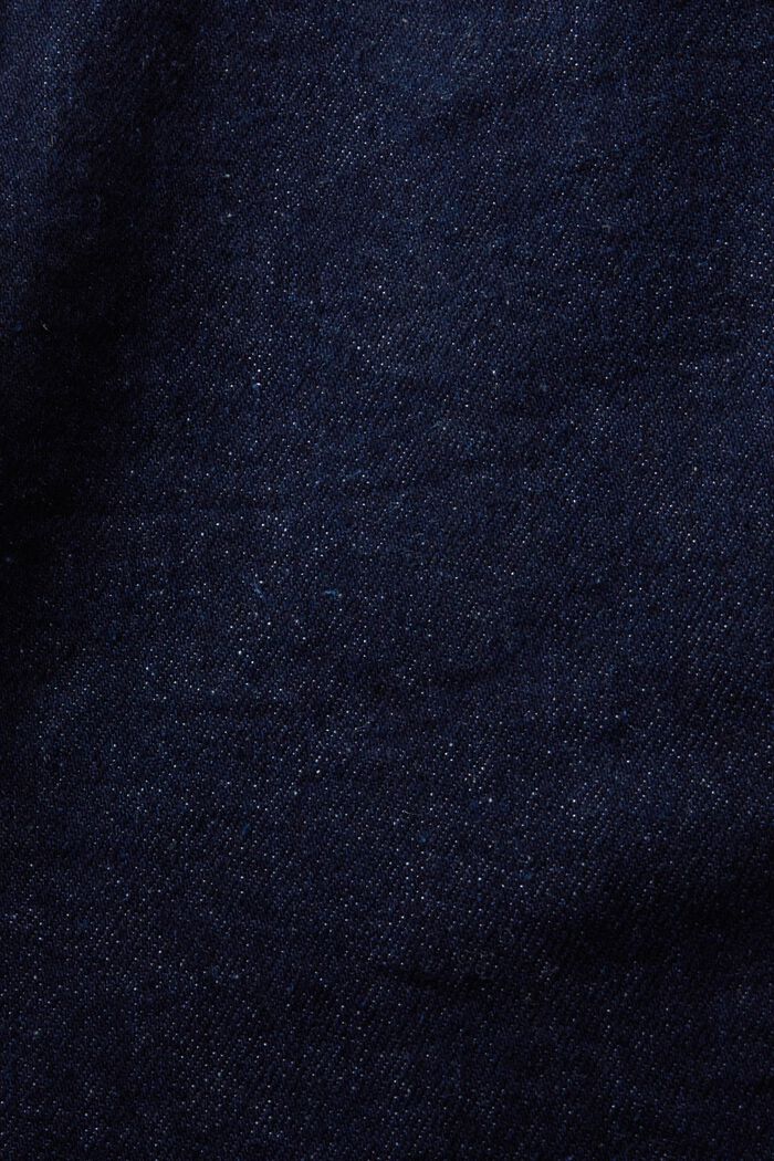 En matière recyclée : jean de coupe Straight Fit, BLUE RINSE, detail image number 6