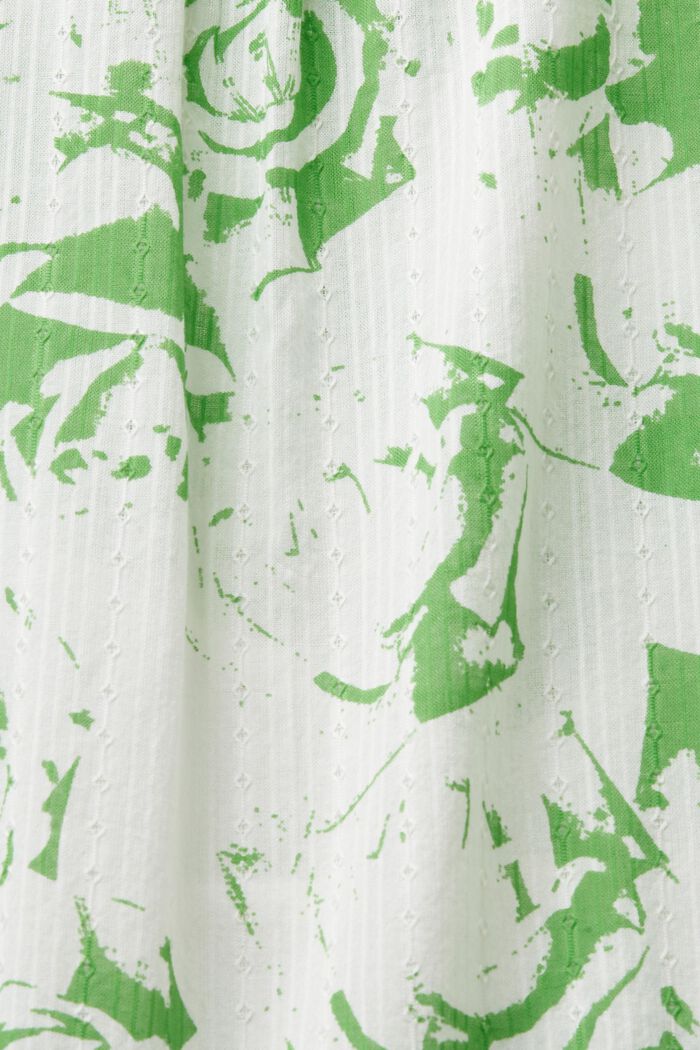 Mini-robe imprimée de coupe trapèze, CITRUS GREEN, detail image number 5