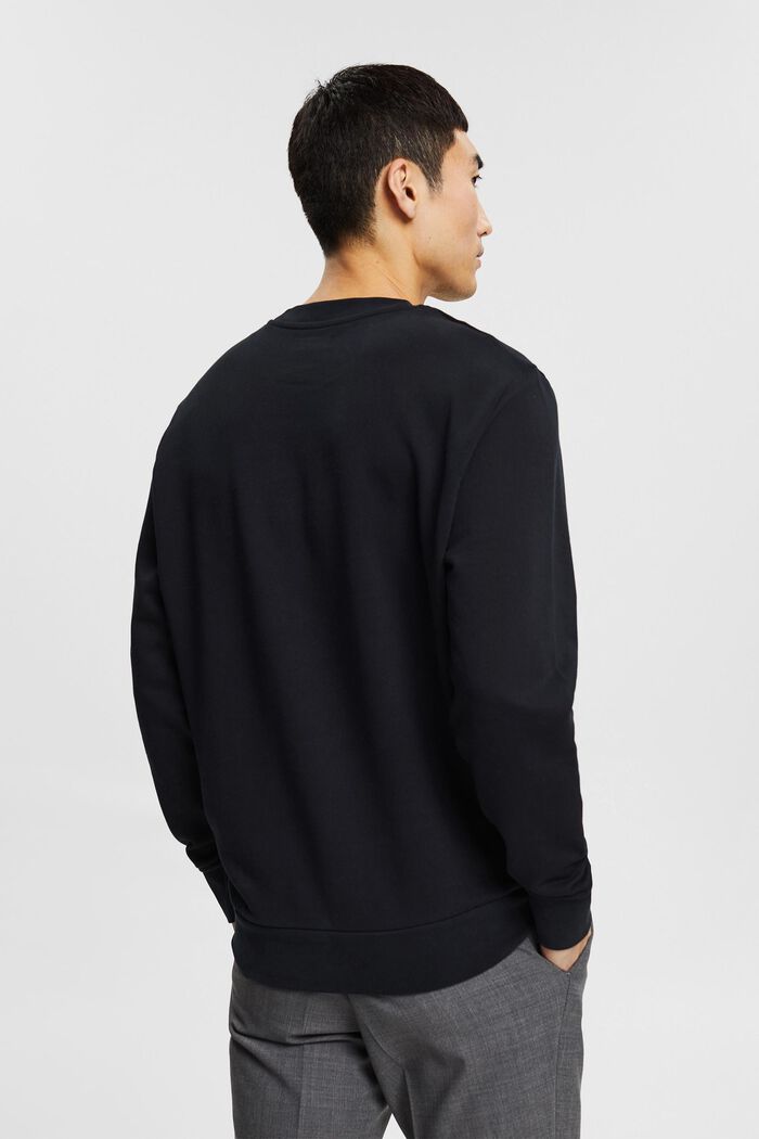 Sweat-shirt doté d’une poche zippée, BLACK, detail image number 3