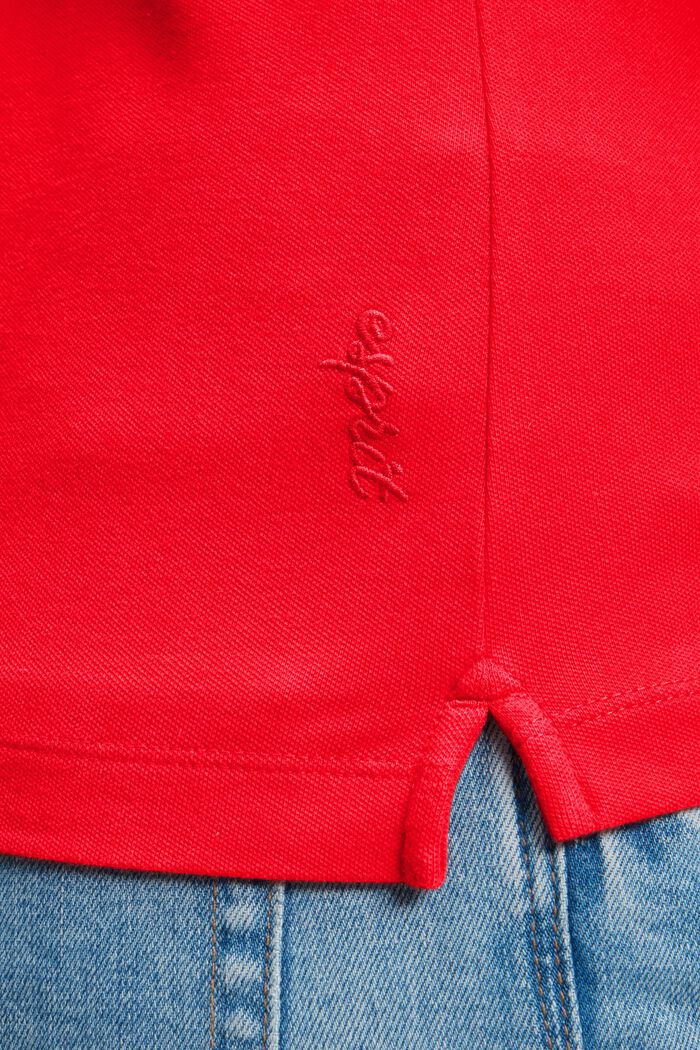 Polo classique Dolphin Tennis Club, RED, detail image number 3